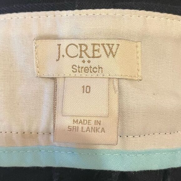 J. Crew Stretch Black Pants size 10 - Picture 3 of 4